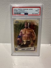 Marketplace image: 2021 WWE Topps Chrome Bobby Lashley Superfractor 1/1 PSA 9 #9