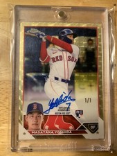 Marketplace image: 2023 Topps Chrome Masataka Yoshida Superfractor 1/1 Auto