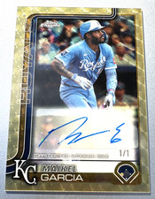 Marketplace image: 2025 Topps Chrome Maikel Garcia Superfractor Auto Autograph 1/1 WBC MVP