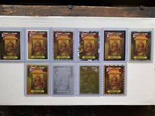 Marketplace image: Garbage Pail Kids Chrome 2 Mona Loser R14b Rainbow Superfractor and 2 Plates