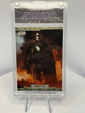 Marketplace image: 2019 Topps Chrome Legacy Captain Phasma Concept Art 1/1 Superfractor