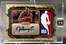 Marketplace image: Johnny Davis 2022-23 Panini Prizm 1/1 Auto Patch LogoMan Superfractor RC PRA