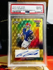Marketplace image: 2024 Leaf Vivid Ricky Pearsall RC Superfractor Auto SSP 1/1 PSA 8 49ers