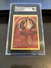 Marketplace image: 2023 TOPPS CHROME STAR WARS GALAXY WOMEN QUEEN AMIDALA SUPERFRACTOR SGC 9