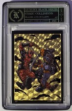 Marketplace image: Kickstradomis Comic Collisions Blades & Bullets Superfractor Artist Proof 1/1
