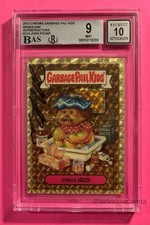 Marketplace image: Garbage Pail Kids Chrome 1 Virus Iris 1/1 Superfractor BGS 9 Pound Autograph 10