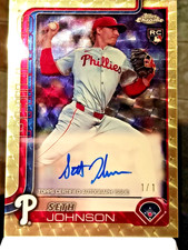 Marketplace image: 2025 Topps Chrome Seth Johnson 🔥Superfractor 🔥Auto 🔥1/1 🔥Three Kings 🔥