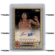 Marketplace image: 2022 Topps McDonald's A/A - #CA-LB Lauren Betts Rookie Auto 1/1 SUPERFRACTOR