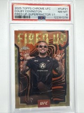 Marketplace image: Colby Covington 2025 Fired Up Superfractor 1/1 PSA-8 UFC-S-688