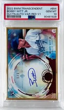 Marketplace image: 2022 Topps Transcendent Bobby Witt Jr. RC Auto Red #1/1 Superfractor PSA 10 💎