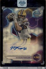 Marketplace image: 2023 Bowman University Best of 2023 Auto Superfractor #BOA-MTA Mason Taylor 1/1