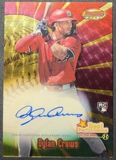 Marketplace image: 2025 Bowman's Best Dylan Crews Best Performance Rookie Auto 1/1 Superfractor