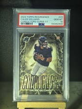 Marketplace image: Superfractor Caleb Williams 2024 Topps Resurgence Conductors RC 1/1 PSA 10