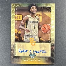 Marketplace image: 2024-25 TOPPS BOWMAN GOLD SUPERFRACTOR ROBERT WRIGHT III 1/1 AUTOGRAPH ISO-RW