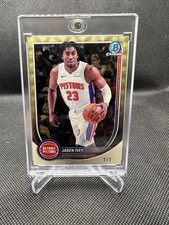 Marketplace image: Topps 2025 Bowman Chrome Jaden Ivey Detroit Pistons Superfractor 1/1 BCV-159