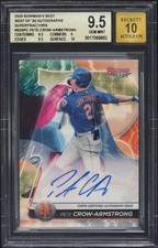 Marketplace image: 2020 Bowman's Best Pete Crow-Armstrong Best of '20 Autograph Superfractor #B20PC