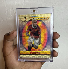 Marketplace image: Topps 2022-23 Finest Flashbacks Europa League Ext Antony #105 SuperFractor 1/1