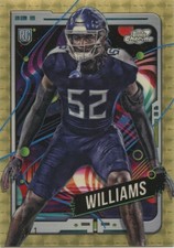 Marketplace image: James Williams 2024 Topps Chrome Cosmic SUPERFRACTOR 1/1 Rookie RC Titans