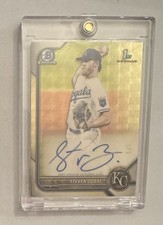 Marketplace image: 2022 Bowman Chrome Draft 1st Bowman SUPERFRACTOR Auto 1/1 Steven Zobac ROYALS