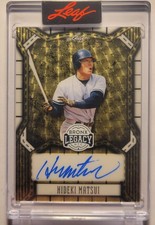 Marketplace image: 1/1 2025 Leaf Bronx Legacy S3 SUPERFRACTOR Hideki Matsui Auto BA-HM1 NY Yankees