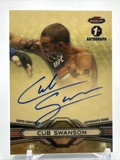 Marketplace image: Cub Swanson 2013 Finest Superfractor 1st Auto 1/1 UFC- 4885