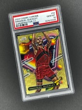 Marketplace image: 2023-24 Topps Cosmic Chrome 1/1 👽 PSA 10 Immanuel Quickley Superfractor Gold