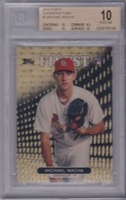 Marketplace image: True 1/1 MICHAEL WACHA 2013 Topps Finest RC Superfractor #3 BGS10 w/3-10's & 9.5