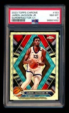 Marketplace image: 2023-24 TOPPS CHROME JAREN JACKSON JR. SUPERFRACTOR GRIZZLIES SSP #1/1 PSA 8!