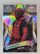 Marketplace image: 2025 Topps Chrome Marvel Deadpool #FS-7 Kidpool Future Stars SuperFractor