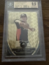 Marketplace image: 2013 Bowman Platinum Prospects Justin Nicolino Superfractor /1 BGS 9.5 Non Auto