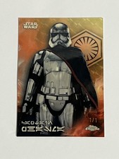 Marketplace image: 2025 Topps Chrome Star Wars CAPTAIN PHASMA Superfractor 1/1 Aurebesh #AV-19