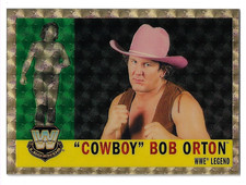 Marketplace image: 2006 Topps Chrome WWE Heritage "Cowboy" Bob Orton #74 Legends Superfractor