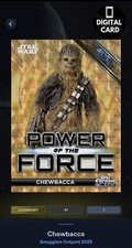 Marketplace image: 1cc Chewbacca /1 Superfractor Smugglers Outpost 2025 Star Wars Card Trader