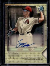 Marketplace image: 2025 Bowman Chrome Slade Caldwell #PA-SC National Superfractor Autograph 1/1