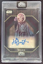 Marketplace image: 2024 Topps Chrome Black Star Wars Dark Side Superfractor Harley Durst Auto 1/1