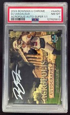 Marketplace image: 2024 Bowman Chrome Acropolis SuperFractor DJ Uiagalelei Auto 1/1 PSA 8