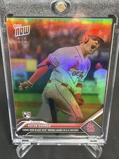 Marketplace image: 2023 TOPPS NOLAN GORMAN RC RAINBOW FOIL 1/1 Superfractor  #322
