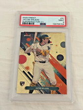 Marketplace image: 2025 Topps Finest Jacob Wilson  Superfractor 1/1 PSA 9