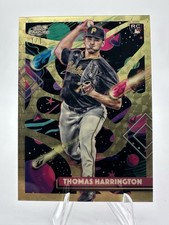 Marketplace image: 2025 Topps Cosmic Chrome - Thomas Harrington #79 1/1 Superfractor Rookie Pirates