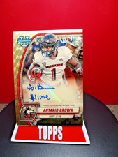 Marketplace image: 2024 Topps Bowman Chrome 🔥Antario Brown🔥1st🔥Auto🔥Superfractor🔥THREE KINGS
