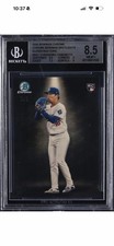 Marketplace image: 2024 BOWMAN CHROME SPOTLIGHT SUPERFRACTOR 1/1 YOSHINOBU YAMAMOTO RC BGS 8.5