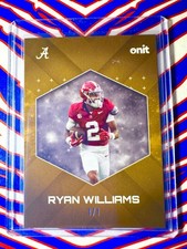 Marketplace image: 2025 Onit Gravity Ryan Williams 1/1 Gold Superfractor #B-53 Alabama Crimson Tide
