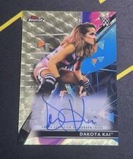 Marketplace image: 2021 Topps Finest WWE Dakota Kai Superfractor Auto 1/1