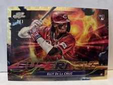 Marketplace image: Elly De La Cruz 2024 Topps Chrome Cosmic Superfractor 1/1 Supernova SSP Rookie