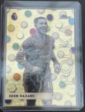 Marketplace image: 2025-26 Topps Finest Premier League Eden Hazard 1/1 Polka Superfractor Chelsea