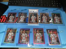 Marketplace image: 2024 Topps Chrome Update Victor Scott II USC55 True Rainbow Except Superfractor