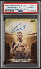 Marketplace image: Connor McGregor 2026 TOPPS CHROME UFC VANQUISHER INK AUTO SUPERFRACTOR 1/1