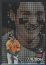 Marketplace image: 2025 Bowman's Best Jacob Wilson #P-4 Pixel Portraits Superfractor Rookie RC 1/1