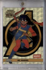 Marketplace image: 2025 Topps Chrome Marvel The New Avengers 20th SuperFractor #AV-8 Ms. Marvel 1/1
