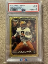 Marketplace image: 2024 Topps Chrome Don Majkowski Superfractor 1/1 🔥 🪄 🏈 🪄 🏈 🔥 POP 1 NH
